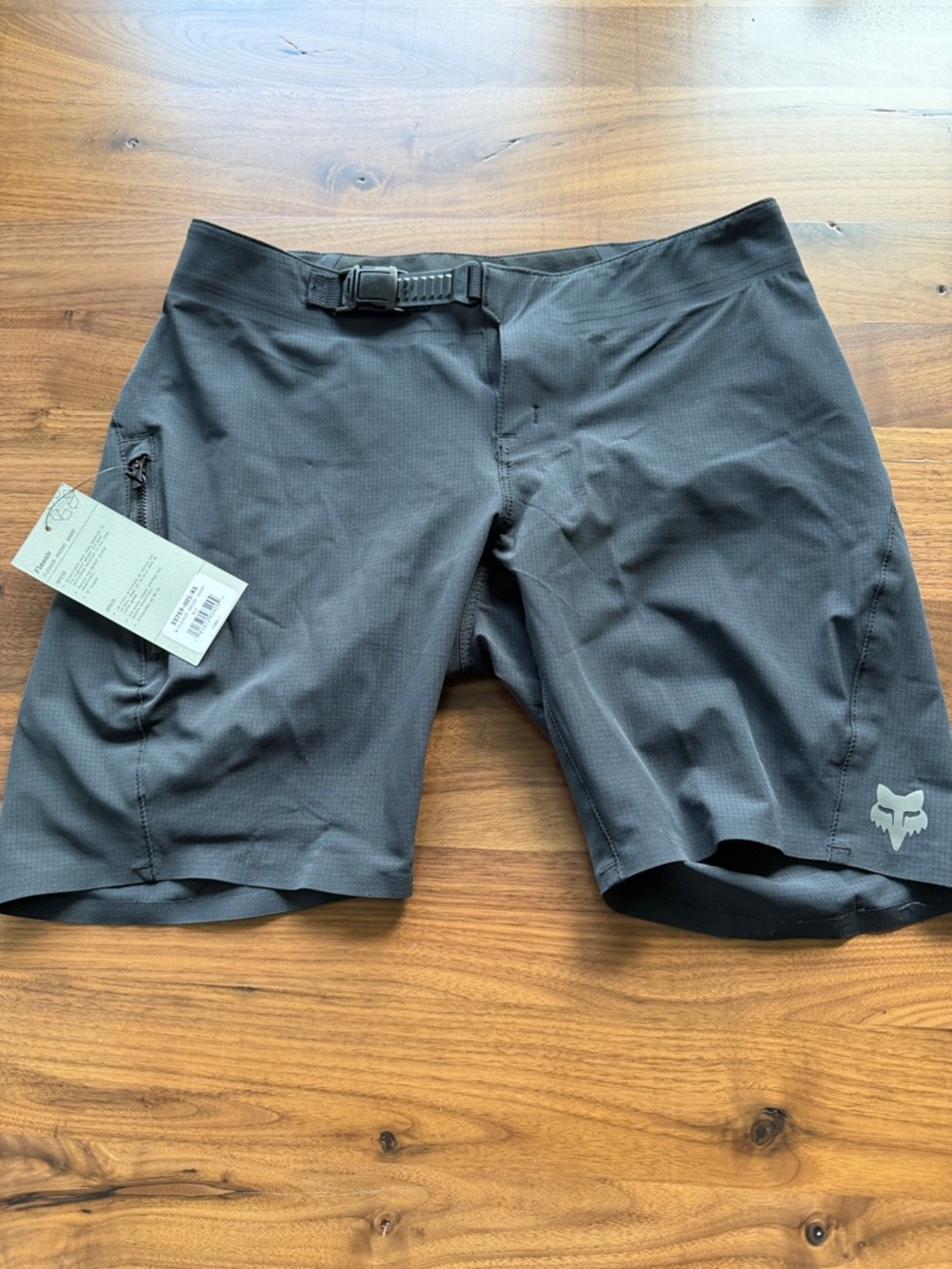 Fox Flexair Women’s Black Mountain Bike Shorts with Integrated Waist Buckle